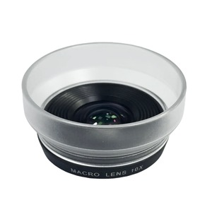 Macro Lens 10X Universal External For Mobile Phones Gemstone Identification Optical Glass Black - Product Image 3