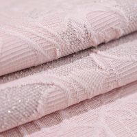 Kain Jacquard Poliester 100% Elastis Tinggi Bermotif Bunga Rajutan untuk Sweater Anak Perempuan - Penggunaan Pakaian Anti Ngengat & Anti Angin