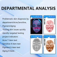 Skin Management X5Pro Escáner de piel Detector de humedad Análisis de pigmento de acné Luz UV Analizador de piel para uso clínico