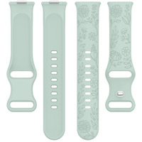 Compatible avec Huawei Watch Fit 5 Pro : Bracelet de montre en silicone gravé au laser avec motif tournesol FIT3/FIT4