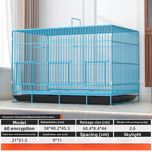 Grande Gabbia Voliera di Lusso in Metallo per Allevamento Uccelli da Esterno Eco-friendly con Chiusura a Pulsante a Tinta Unita per Pappagalli e Piccioni - Product Image 2