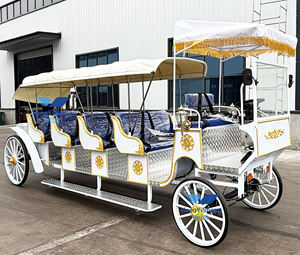 Carro de caballos eléctrico sin caballos para bodas personalizado, carro de caballos para turismo a la venta - Product Image 3