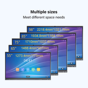 55-110 pulgadas 4K LCD Pen Finger Touch Interactive Flat Panel Whiteboard Smart Board Android <span class=keywords><strong>Windows</strong></span> para la clase escolar - Product Image 3