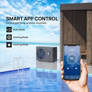 ปั๊มความร้อนสระว่ายน้ำ TURBRO 50000 BTU อินเวอร์เตอร์ไฟฟ้า สำหรับสระว่ายน้ำเหนือพื้นดิน 220-240V - Product Image 6