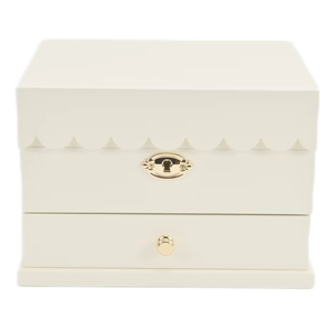 Caja de Música de Lujo para Niñas, Diseño de Princesa Blanca con Llave, Caja de Joyería Personalizada con Forma de Bailarina, Caja Musical para Regalo - Product Image 4