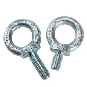 Din580 M16 Forged Lifting Rigging Galvanized Eye Bolt Anchor 316 304 Stainless Steel