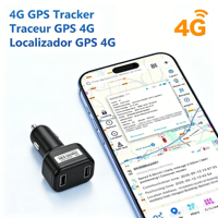 Mini Charger Mobil 4G LTE GSM WiFi GPS Pelacak Dalam Waktu Nyata Pemantik Rokok GPS Tracker Untuk Kendaraan