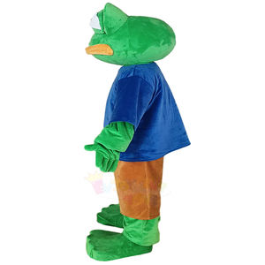 Costume de mascotte en peluche S ~ 2XL personnalisé pour adultes, costumes de mascotte d'animaux grenouille personnage de dessin animé pour la promotion de la marque de <span class=keywords><strong>club</strong></span> de football - Product Image 2