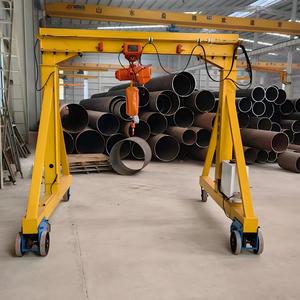 رافعة جسرية متنقلة كهربائية قابلة للفصل <span class=keywords><strong>1</strong></span> طن رافعة محمولة ومدمجة لورش العمل/المستودعات واستخدام البناء - Product Image 2