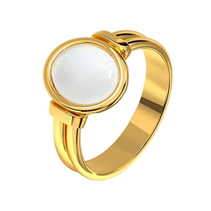 Nuovo <span class=keywords><strong>Marka</strong></span> francese intarsiato bianco conchiglie Design 316L acciaio inossidabile placcato 18K dichiarazione anello a conchiglia per le donne - Product Image 1