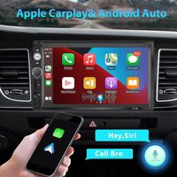 Autoradio double DIN 7 pouces Lecteur MP5 de voiture Vidéo 7010B Prise en charge de la liaison miroir Android et IOS Audio Stéréo de voiture Autoradio