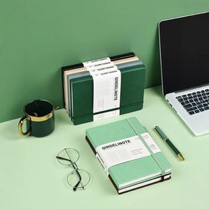 Economy <b>A5</b> Leather Portable Notebook with Soft Band Custom Logo Journey for Promotional Events Factory Price - Product Image 4