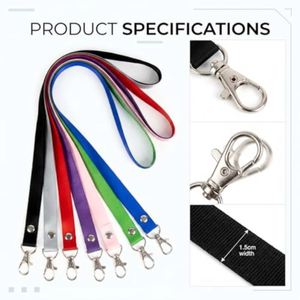 Customized Pattern Work Badge Chest Card Hanging Phone Hanging <b>Rope</b> Assorted Badge Holder Strap for ID Badges Car Keys Wallet - Product Image 2