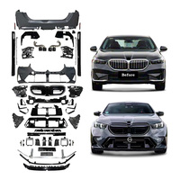 Kits de Carrocería G60 M5 para BMW Serie 5 G60 G68, Kit de Piezas de Carrocería M5, Parrilla LED, Faldones Laterales, Difusor de Parachoques Delantero y Trasero M5