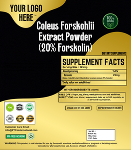 Direct des fournisseurs indiens Prix en vrac 20% Forskolin Coleus Forskohlii Poudre d'extrait de racine Culture sauvage - Product Image 2