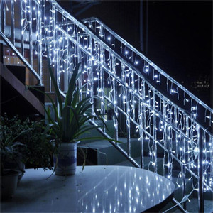Guirnalda Led romántica para decoración <span class=keywords><strong>de</strong></span> jardín, ventana, Patio, fiesta, Navidad, boda, <span class=keywords><strong>cascada</strong></span> <span class=keywords><strong>de</strong></span> hadas - Product Image 5