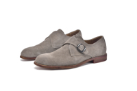Mocassins de luxe en daim pour hommes, style belge, à boucle simple, chaussures habillées pour affaires et mariages, personnalisables OEM ODM