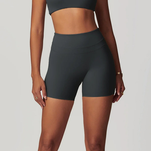 <span class=keywords><strong>Pantaloncini</strong></span> <span class=keywords><strong>da</strong></span> Yoga <span class=keywords><strong>e</strong></span> Palestra <span class=keywords><strong>da</strong></span> <span class=keywords><strong>Donna</strong></span> con Elastico in Vita Personalizzato, Controllo Pancia, Effetto Push-Up, Asciugatura Rapida, Senza Cucitura Frontale, Stile Biker - Product Image 5