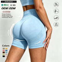 Shorts de yoga premium taille haute pour femme, effet push-up, style cycliste, pour la course, la gym et le fitness