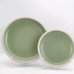 Service de vaisselle en grès céramique <span class=keywords><strong>italien</strong></span> de style nordique, assiettes écologiques pour les fêtes - Product Image 6