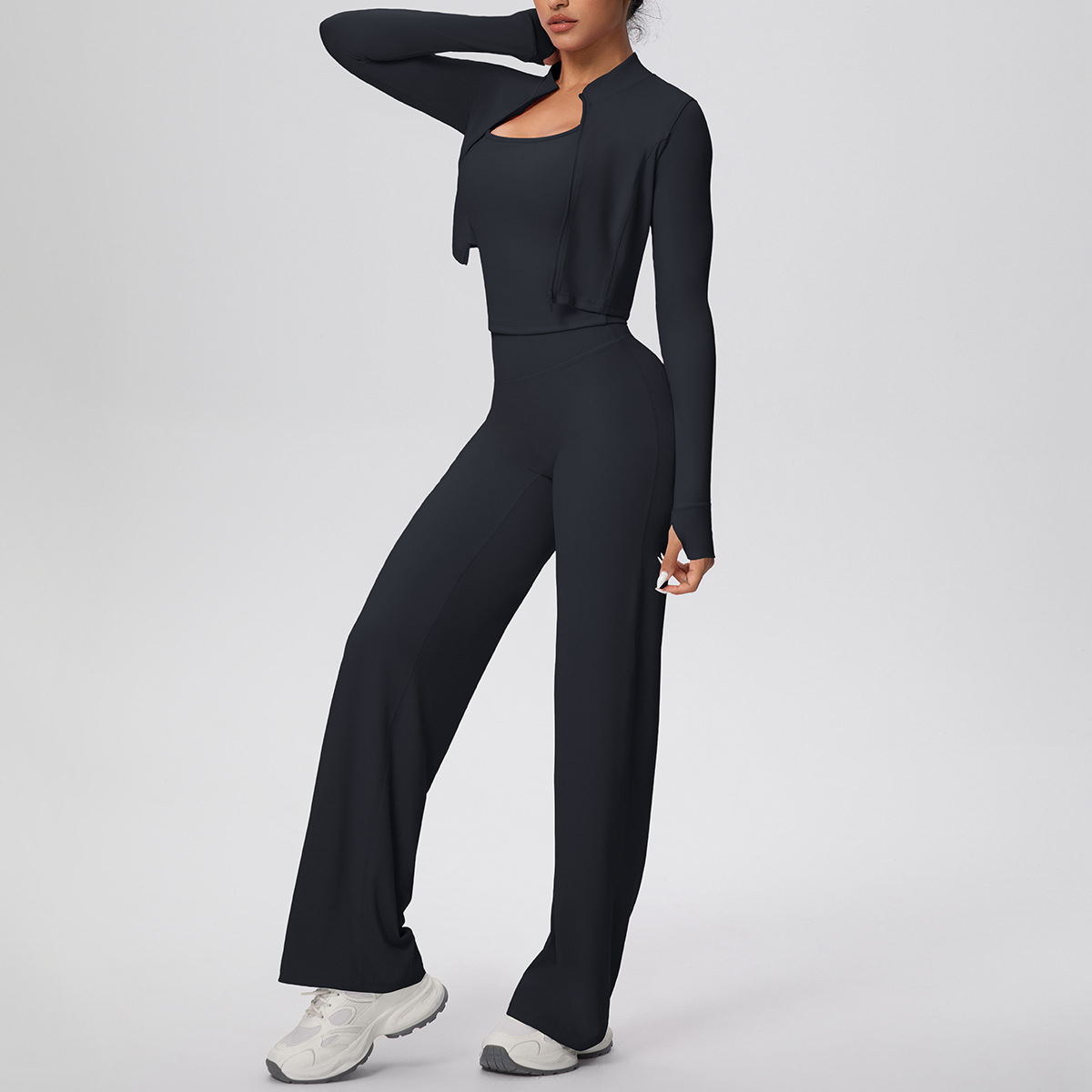 three-piece set-black