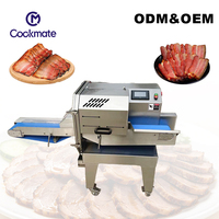Nouvelle machine à trancher automatique électrique haute puissance pour bacon, jambon, viande cuite, fromage, charcuterie, bœuf et porc