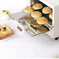 Four électrique 16L à commande mécanique, appareil de cuisson domestique, grille-pain, appareil de cuisine