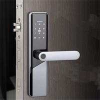 Système de serrure de porte Tuya entrée sans clé sécurité automatique mortaise extérieur serrure de porte intelligente Wifi avec usine de reconnaissance faciale 3D