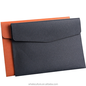 Bolsa de Documentos de Cuero PU en Oferta, Portadocumentos A4, Bolsa de Archivo Tipo Sobre para Negocios, Bolsa de Reuniones de Oficina con Logotipo Personalizado para Documentos - Product Image 6