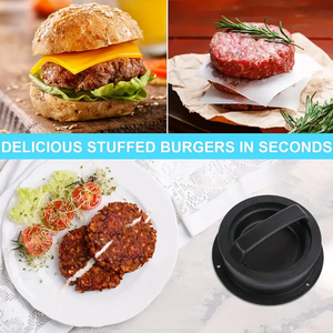 Lot de 1 machine à hamburgers antiadhésive pour la cuisine, idéale pour la viande, les fromages et les légumes - Product Image 4