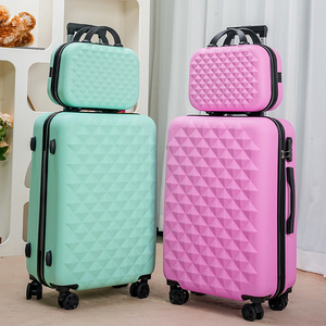 Wholesale 2pcs Custom Handheld Makeup Bag 14-Inch <strong>Suitcase</strong> Set 20/22/26/24/28-Inch Travel Luggage <strong>Light</strong> <strong>Weight</strong> - Product Image 2