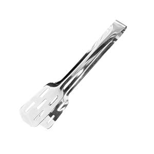 Pinzas de cocina multiusos ecológicas Diseño tradicional Pinzas para servir de acero inoxidable dorado y silicona Fácil de limpiar - Product Image 1