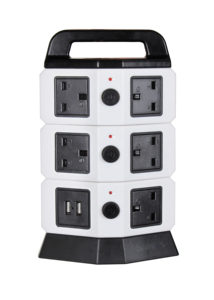 Factory Price JUNWEI 8 Way 2 USB Anti-Static <strong>Power</strong> <strong>Socket</strong> <strong>Extension</strong> Lead Usb <strong>Power</strong> Strip - Product Image 5