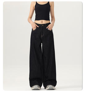 XMAMLON Heren Klassieke Donkerblauwe Raw Selvedge Denim Jeans op Maat, 100% Katoen, Winterwijde Pijpen, Gewassen Techniek - Product Image 3