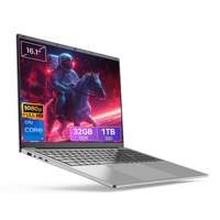 Vente en gros usine Nouveau PC portable professionnel 16,1 pouces Intel i7-1060NG7 Quad Core Windows 11, SSD 512 Go, écran IPS 1920x1200 16:10, pour la maison