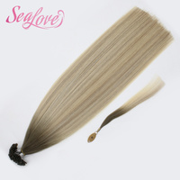 Extensions de cheveux en U en gros, qualité russe supérieure, 100% cheveux humains, extensions en U pour salon