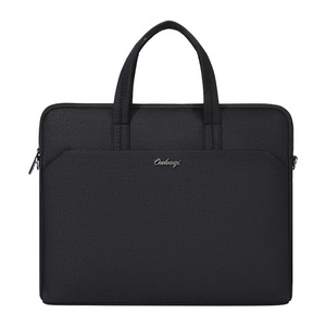 Oukchi Briefcase Oxford Cloth 38x31x6.5cm Zippered Business <b>Document</b> <b>Bag</b> For Office Meeting - Product Image 5