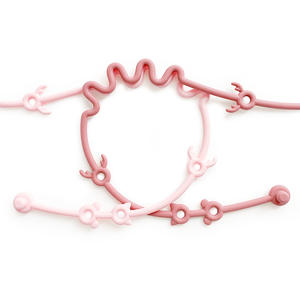 BPA ücretsiz gıda sınıfı gerilebilir anti-damla bebek silikon emzik zinciri - Product Image 6