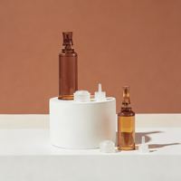 Bouteille jetable portable en plastique PS de haute qualité de marque XIANGSHI, fabriquée au Guangdong, 3 ml, 5 ml, 10 ml, 15 ml, ambre, à usage unique