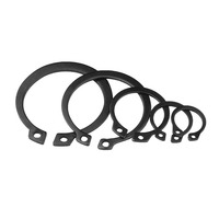 GB894 65mm 68mm Zinc Plated Carbon Steel External Circlips Black Oxide 65Mn Spring Steel Retaining Ring for Shaft