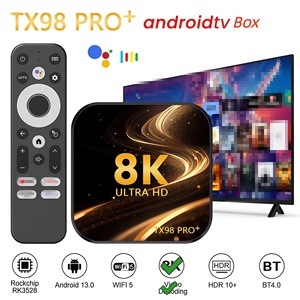 Android 12 <span class=keywords><strong>Smart</strong></span> <span class=keywords><strong>TV</strong></span> Box TX98 Pro+ RK3528 Reproductor Multimedia de Transmisión 8K UHD para el Mercado Europeo Reino Unido Alemania Francia Italia Suecia - Product Image 1