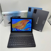 Tablet PC Hiburan dan Gaming Easytach 10.1 inci, Prosesor Octa Core, 16GB+512GB/1TB, Android 14, WiFi 5G, Dual SIM 4G, Keyboard, dan Pena