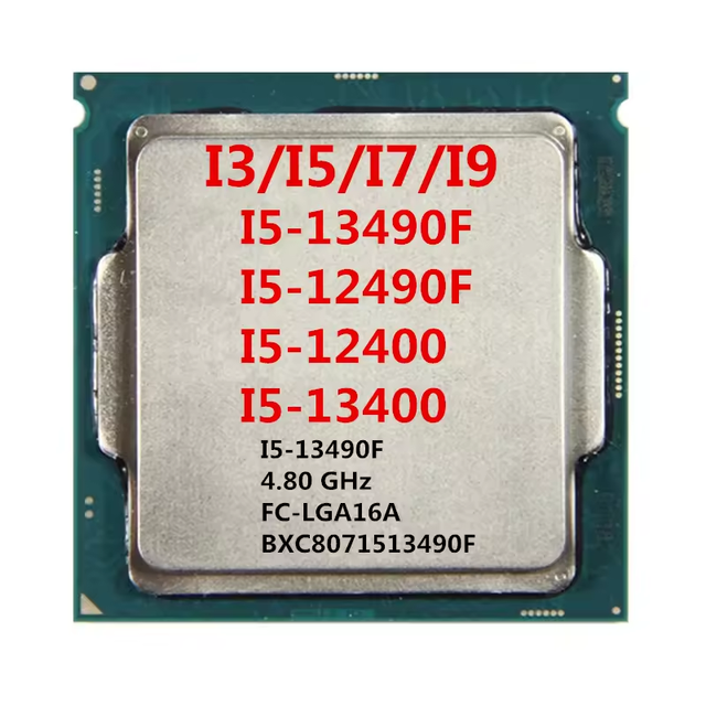 Original New I5 I7 I9 10105F 10400F 12600KF 12900K 13400F 13700KF 14600K CPU Processor