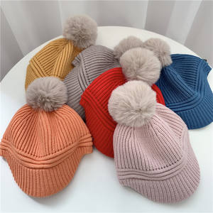 Nuovo Design invernale caldo berretto a maglia cappelli per bambini adulti Multi-colori pompon Business applicabile stampa digitale Argyle - Product Image 3