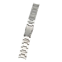 Bracelet de montre universel élégant et professionnel en acier inoxydable poli mat de haute qualité, léger, non irritant et résistant à la déformation