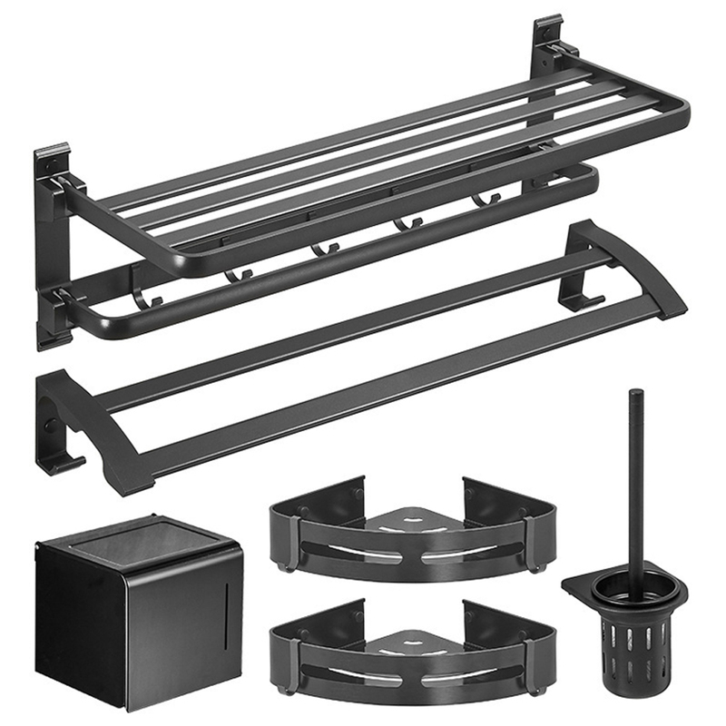 Bathroom Towel Rack Kit Stainless Steel
