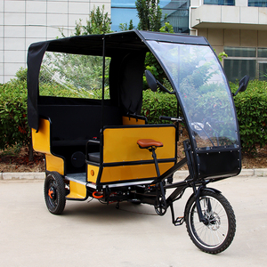 Tuk Tuk Eco Taxi vélo électrique passager Tricycle adulte assistance pédale 3 roues moto Bajaj Cng Auto pousse-pousse <span class=keywords><strong>Velo</strong></span> <span class=keywords><strong>Cargo</strong></span> - Product Image 1