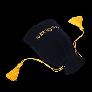Bolsa de Perfume de Terciopelo con Cordón y Logotipo Personalizado, Funda Protectora Reciclable para Bolso, con Tamaño Personalizado para Joyería y Uso Industrial - Product Image 2