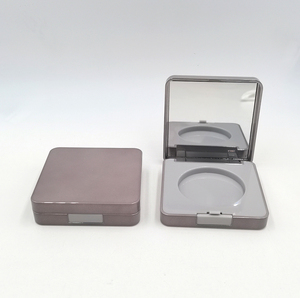 Wholesale ABS Square Empty Powder <b>Compact</b> Case Luxury Metallized Cosmetic Blush Highlighter Container <b>Makeup</b> Eyeshadow Palette - Product Image 5