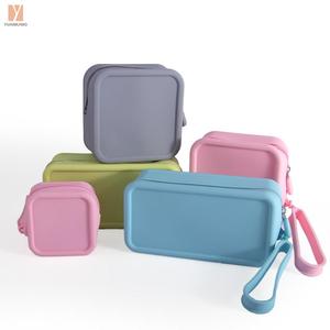 Bolsa de Maquillaje de Silicona Impermeable con Cierre de Cremallera, Logotipo Personalizado, Organizador Cosmético Multifuncional, Bolsa de Almacenamiento para Artículos de Aseo - Product Image 6